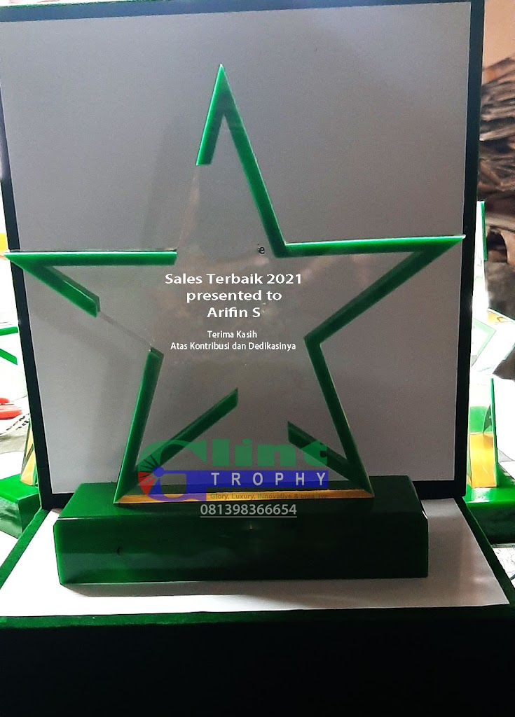 Plakat Awarding Akrilik – Star